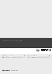 Bosch NKG6 Serie Instrucciones De Uso