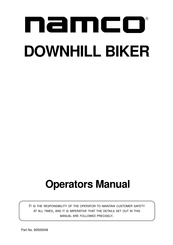 NAMCO DOWNHILL BIKER Manual Del Operador