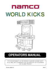 Namco WORLD KICKS Manual De Instrucciones