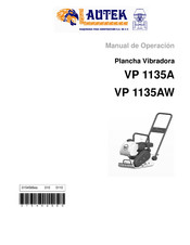 Wacker Neuson VP 1135AW Manual De Operación