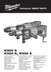 Milwaukee K950 K Manual Original