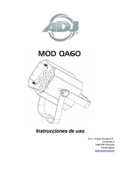 ADJ MOD QA60 Instrucciones De Uso