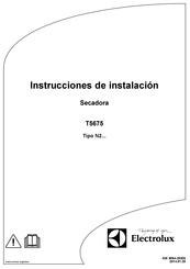 Electrolux T5675 Instrucciones De Instalación