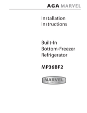 AGA marvel MP36BF2 Instrucciones De Instalación