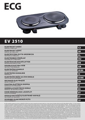 ECG EV 2510 Manual De Instrucciones