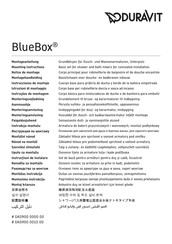 DURAVIT BlueBox GK0900 0010 00 Instrucciones De Montaje