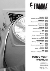 Fiamma TURBO-VENT PREMIUM Instruciones De Montaje Y Uso