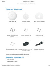 Ubiquiti UAP-AC-LR Guia De Inicio Rapido