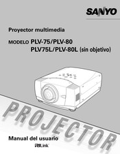 Sanyo PLV-75 Manual Del Usuario
