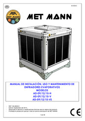 Met Mann AD-09-H Manual De Instalación, Uso Y Mantenimiento