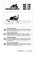 McCulloch MAC 740 Manual De Instrucciones