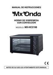 Mx Onda MX-HC2198 Manual De Instrucciones