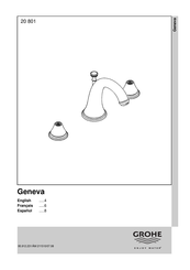 Grohe Geneva 20 801 Manual De Instrucciones