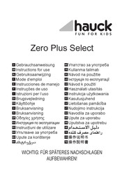 Hauck Zero Plus Select Instrucciones De Manejo