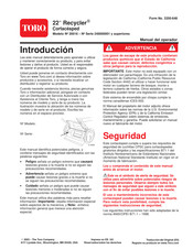 Toro 20016 Manual Del Operador