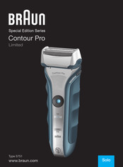 Braun Special Edition Contour Pro Limited Solo Manual Del Usuario