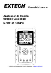 Extech PQ3450 Manual Del Usuario