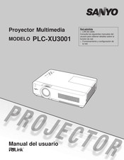 Sanyo PLC-XU3001 Manual Del Usuario