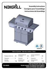 Nexgrill 720-0830 Serie Instrucciones De Ensamblaje