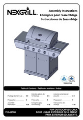 Nexgrill 720-0830H Instrucciones De Montaje