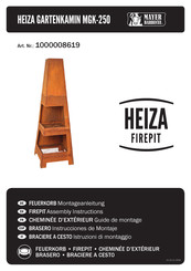 Mayer Barbecue HEIZA MGK-250 Instrucciones De Montaje