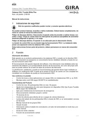 Gira DALI Tunable White Plus Manual De Instrucciones