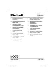 EINHELL TC-EH 600 Manual De Instrucciones Original