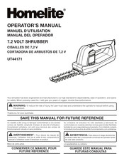 Homelite UT44171 Manual Del Operador