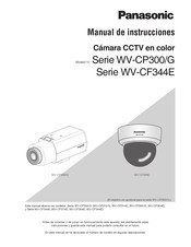 Panasonic WV-CF344E Serie Manual De Instrucciones