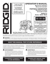 RIDGID RD905712 Manual Del Operador