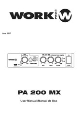 Work Pro PA 200 MX Manual De Uso