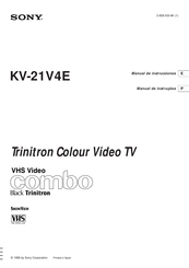 Sony KV-21V4E Manual De Instrucciones