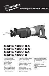 Milwaukee SSPE 1500 X Manual Original