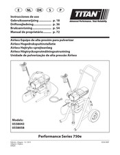 Titan Performance 750e Serie Manual De Proprietário