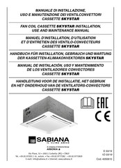 Sabiana SK 56 Manual De Instalación, Uso Y Mantenimiento