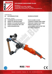 HOLZMANN MASCHINEN RSG 760 Manual De Instrucciones