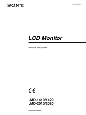 Sony LMD-1410 Manual De Instrucciones
