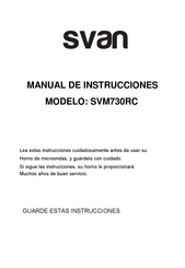 Svan SVM730RC Manual De Instrucciones