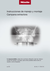 Miele PUR 68 W Instrucciones De Manejo Y Montaje