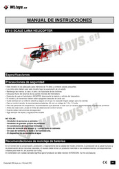 WLtoys V915 Manual De Instrucciones