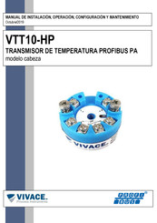 Vivace PROFIBUS VTT10-HP Manual De Instalación, Operación, Configuración Y Mantenimiento