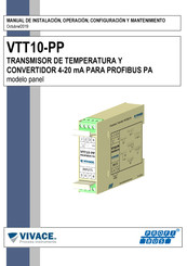 Vivace VTT10-PP Manual De Instalación, Operación, Configuración Y Mantenimiento