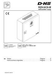 D+H RZN 4416-M Manual Del Usuario