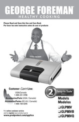 George Foreman GLP80VB Manual De Instrucciones