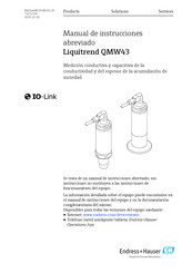 Endress+Hauser Liquitrend QMW43 Manual De Instrucciones Abreviado