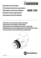 MarelliMotori M8B 250 Instrucciones Y Advertencias De Seguridad