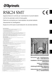 Aprimatic RSK24 SMT Manual De Instrucciones