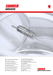 SUHNER ABRASIVE USC 25-R Manuale Tecnico