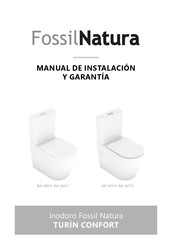 Fossil Natura TURÍN CONFORT 00671 Manual De Instalación Y Garantía