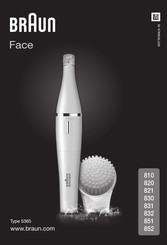 Braun Face 821 Manual De Instrucciones